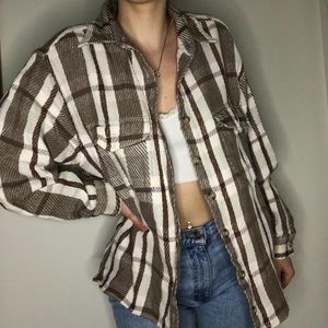 Plaid shirt / jacket